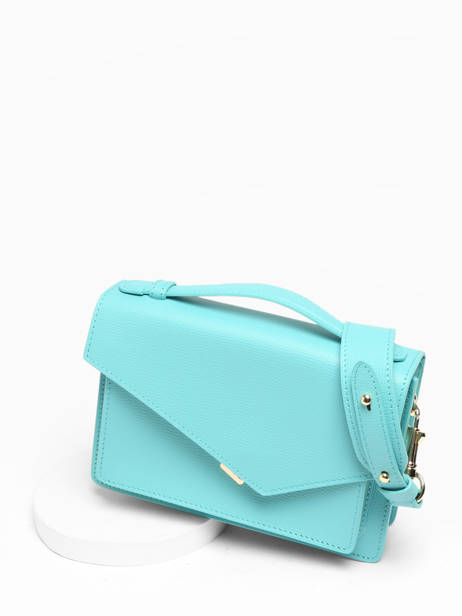 Sac Bandoulière Zoe Cuir Lancaster Bleu zoe 11 vue secondaire 2