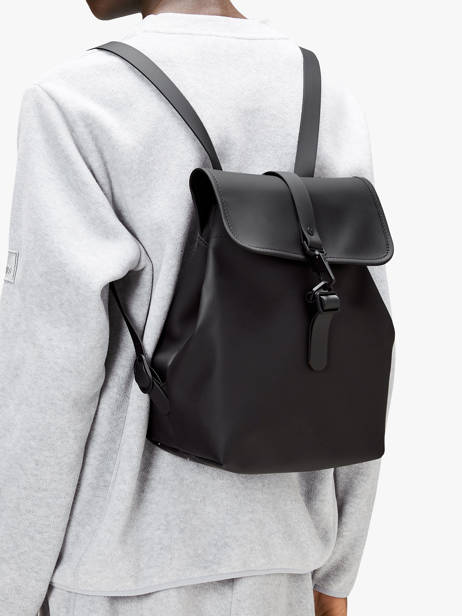 Bucket Backpack - Sac à Dos 1 Compartiment Rains Noir city 13040 vue secondaire 1