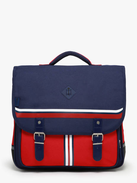 Cartable 2 Compartiments Snowball Bleu frenchie 46241