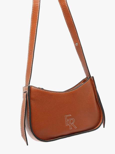 Sac Bandoulière Foudre Cuir Etrier Marron foudre EFOD089S vue secondaire 2