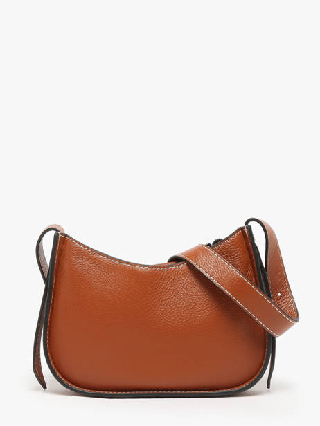 Sac Bandoulière Foudre Cuir Etrier Marron foudre EFOD089S vue secondaire 4