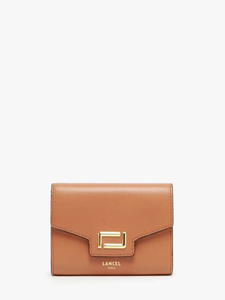 Portefeuille Angele Cuir Lancel Marron angele A13161