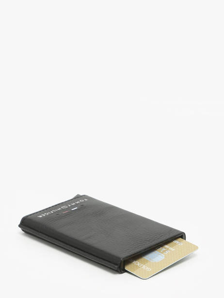Portefeuille Th Premium Cuir Tommy hilfiger Noir th premium AM12760 vue secondaire 1