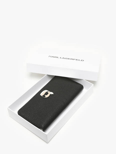 Portefeuille K Ikon Karl lagerfeld Noir k ikon A1W32124 vue secondaire 1