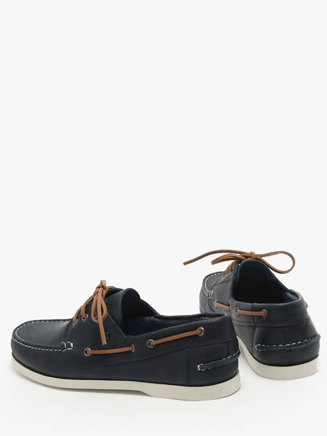 Chaussures Bateau Orland En Cuir Redskins Bleu men ORLAND vue secondaire 2