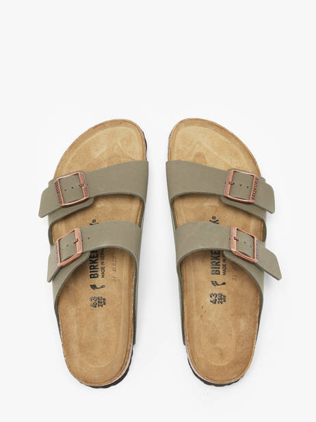 Mules Arizona Birkenstock Gris men 151213 vue secondaire 3