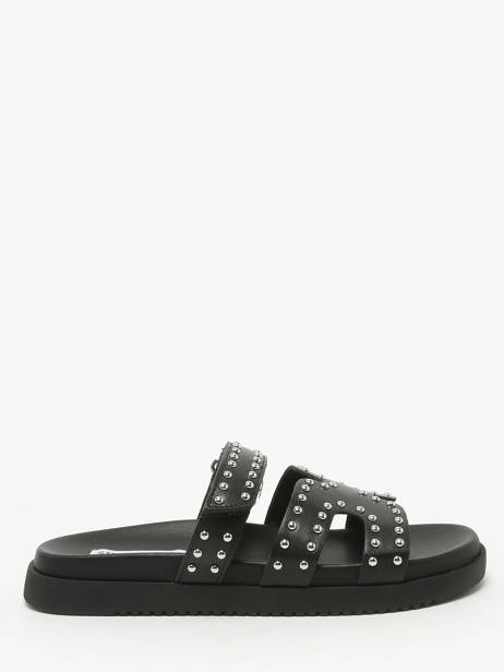 Mules Missile En Cuir Steve madden Noir women 11003772