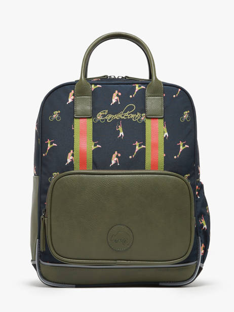 Sac à Dos 2 Compartiments Cameleon Vert vintage urban PBVBSD37