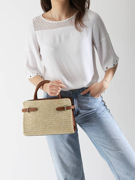 Sac Porté Main Emie Le tanneur Beige emie TEMI16M2 vue secondaire 1