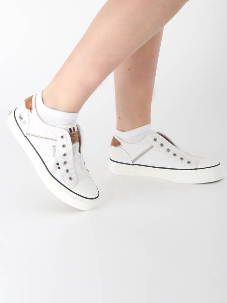 Sneakers Mustang Blanc women 1272402 vue secondaire 1