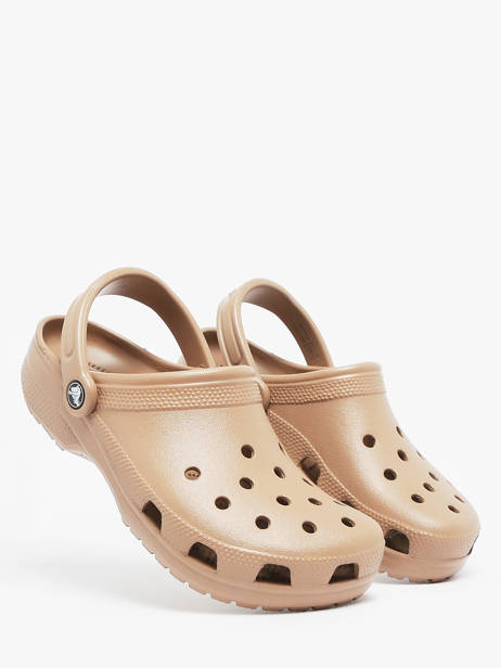 Mules Classic Bone Crocs Marron women 10001 vue secondaire 1