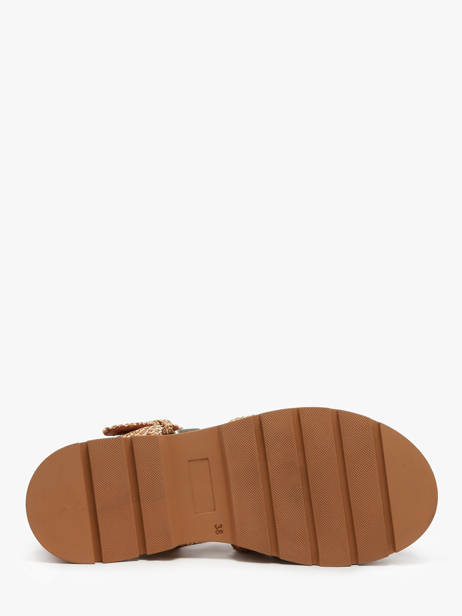 Sandales Shea En Cuir Nuyou Beige women 37120 vue secondaire 4