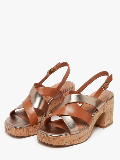 Sandales à Talon En Cuir Tamaris Marron women 44 vue secondaire 1