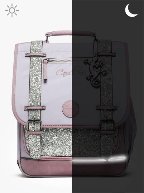 Sac à Dos Vintage Fantasy 2 Compartiments Cameleon Violet vintage fantasy SD39 vue secondaire 8