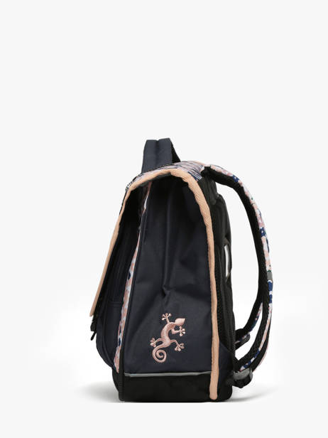 Cartable Enfant 2 Compartiments Cameleon Bleu actual CA38 vue secondaire 2