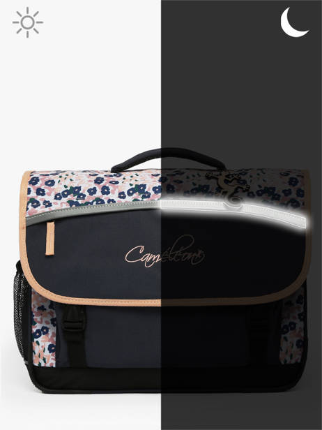 Cartable Enfant 2 Compartiments Cameleon Bleu actual BAS-CA35 vue secondaire 7