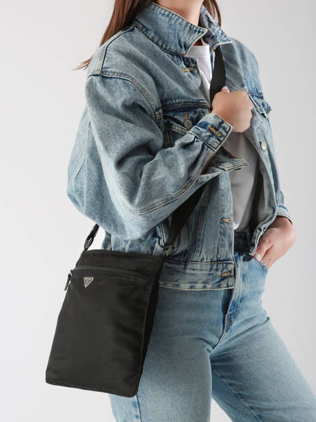 Sac Bandoulière D'occasion Re-nylon Prada Noir second life 892976 vue secondaire 1