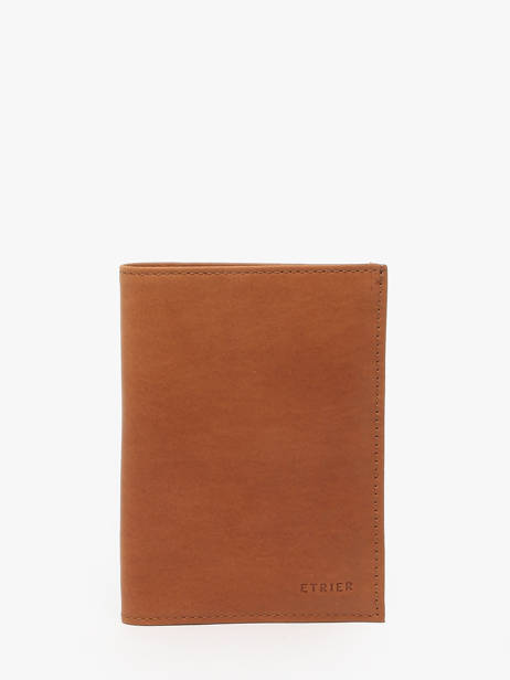 Portefeuille Oil Cuir Etrier Marron oil EOIL271