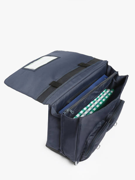 Cartable 2 Compartiments Tann's Bleu les fantaisies g 41142 vue secondaire 3