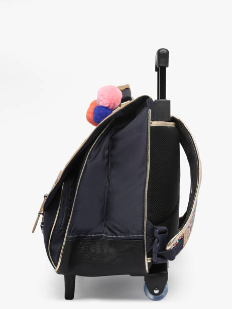 Cartable à Roulettes 2 Compartiments Tann's Multicolore les fantaisies f 43265 vue secondaire 2