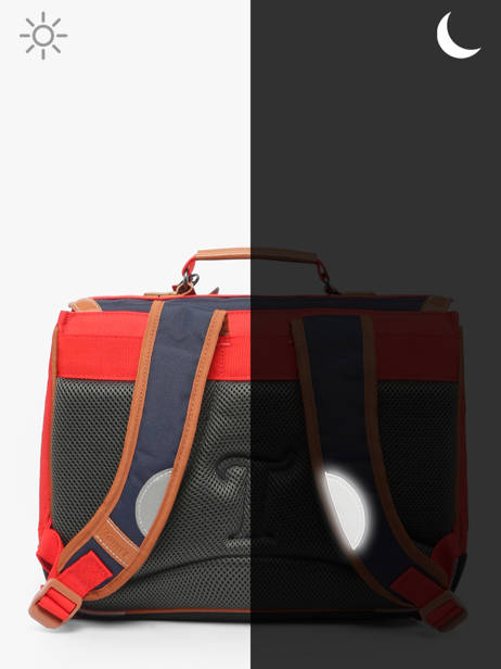 Cartable 1 Compartiment Tann's Rouge les fantaisies g 35124 vue secondaire 5