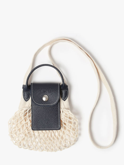 Longchamp Le pliage filet poche Sacs porté travers Bleu