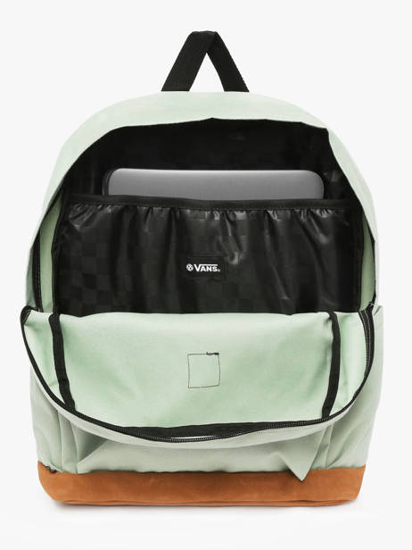 Sac à Dos 1 Compartiment Vans Vert backpack VN000HRJ vue secondaire 2