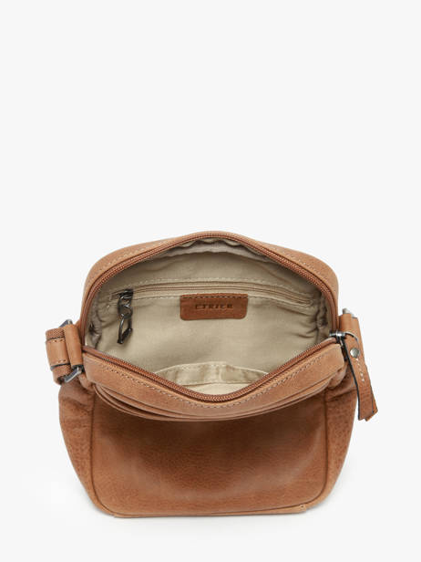 Sac Bandoulière Spider Cuir Etrier Marron spider ESPI704M vue secondaire 3