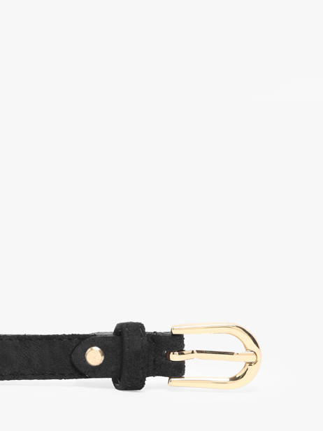 Ceinture Réglable Cuir Milano Noir velvet VE25068 vue secondaire 1