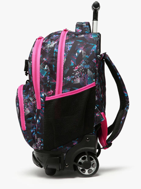 Sac A Dos à Roulettes 2 Compartiments Cameleon Rose futur SR45 vue secondaire 2