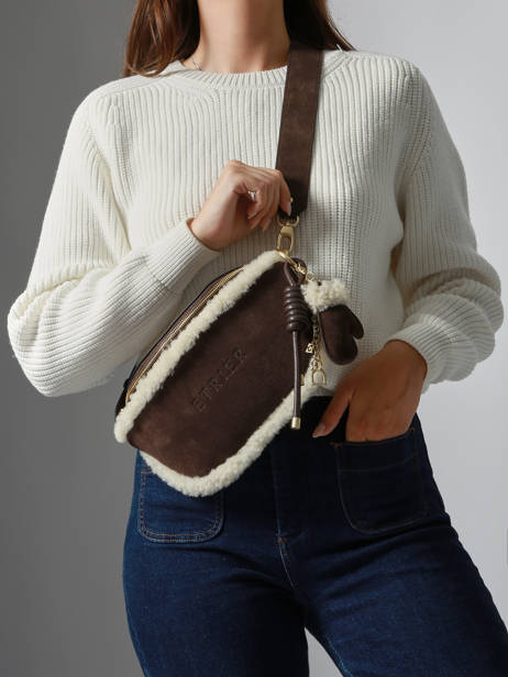 Sac Banane Alpin Cuir Etrier Marron alpin EALP022M vue secondaire 1