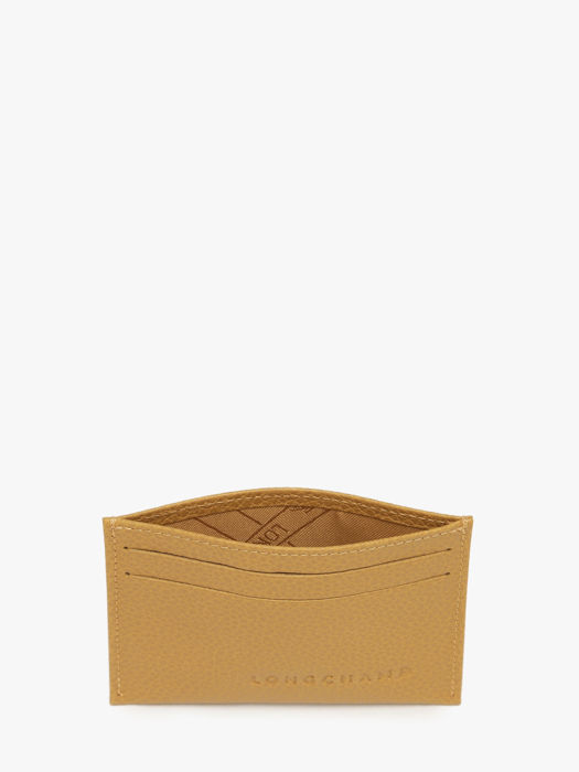 Longchamp Le foulonné Porte billets/cartes Jaune