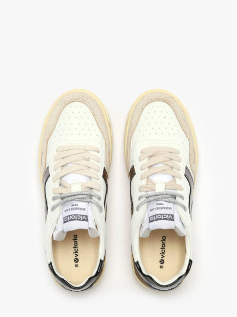 Sneakers En Cuir Victoria Blanc women 1257135 vue secondaire 4