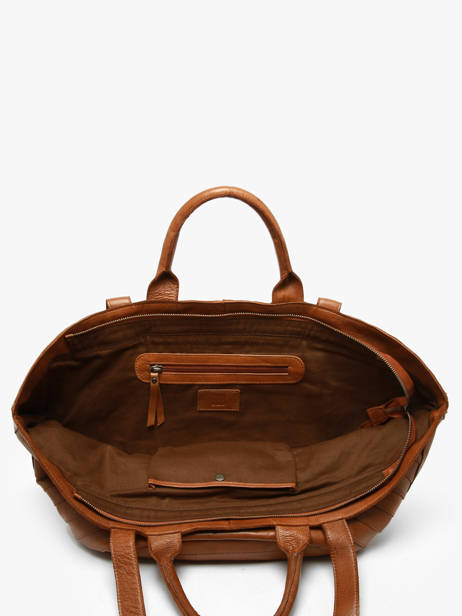 Sac Porté épaule Heritage Cuir Biba Marron heritage LEB1L vue secondaire 3