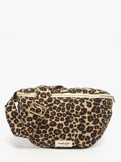 Le Sac Banane Custine Xl Coton Recyclé Rivedroite Marron forever wild CUSTXFOR