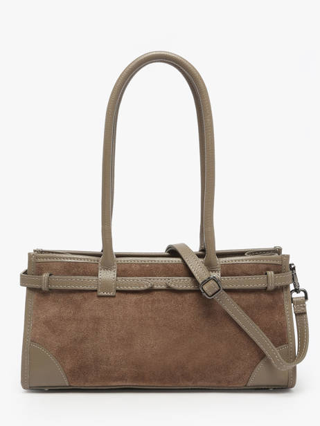 Sac Porté épaule Velvet Caviar Cuir Milano Marron velvet caviar VC25062 vue secondaire 4