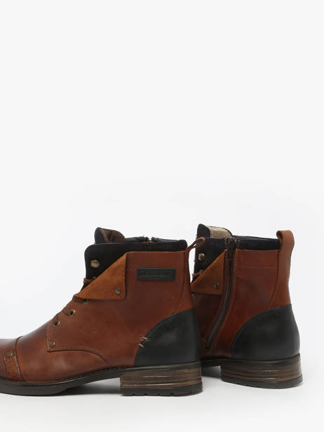 Bottines Yedos En Cuir Redskins Marron men YEDOS vue secondaire 2