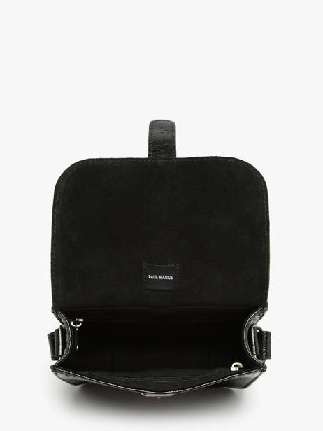 Sac Bandoulière Eclipse Cuir Paul marius Noir eclipse ESSENECL vue secondaire 3