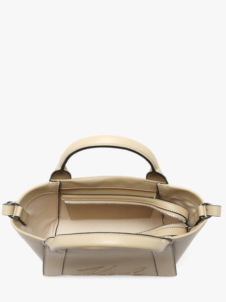 Sac Porté Main K/ville Cuir Karl lagerfeld Beige k ville B1W30067 vue secondaire 3
