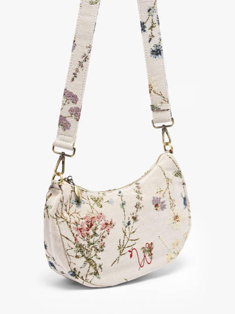 Sac Bandoulière Alocasia Coton Woomen Beige alocasia WALO18 vue secondaire 2
