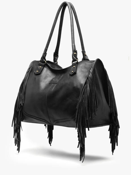 Sac Porté épaule Dakota Cuir Basilic pepper Noir dakota BDAK31 vue secondaire 2