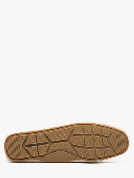 Mocassins En Cuir Tommy hilfiger Beige men 5789ACI vue secondaire 5
