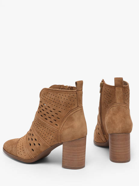Bottines à Talon En Cuir Alpe Marron women 53851101 vue secondaire 2