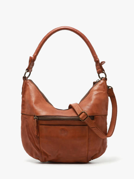 Sac Bandoulière Heritage Cuir Biba Marron heritage KAB23L vue secondaire 4