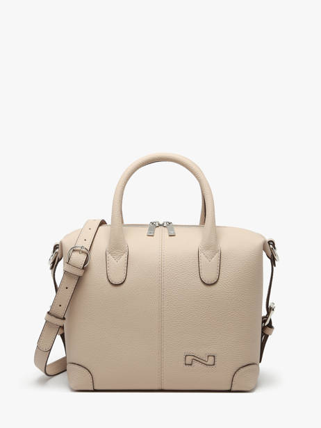 Sac Porté Main Clark Cuir Nathan baume Beige drive 1
