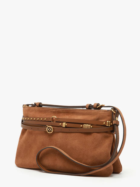 Sac Bandoulière Classic Belt Bag Cuir Pinko Marron love bag soft 6176A0F6 vue secondaire 2