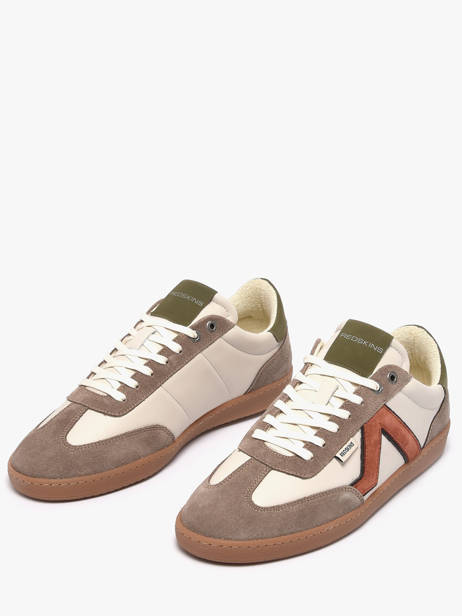 Sneakers En Cuir Redskins Beige men ELDORADO vue secondaire 1