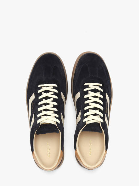 Sneakers En Cuir Gant Bleu men CUZIMG69 vue secondaire 4