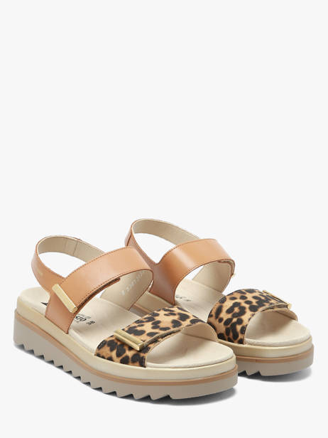 Sandales En Cuir Mephisto Marron women P5148854 vue secondaire 1