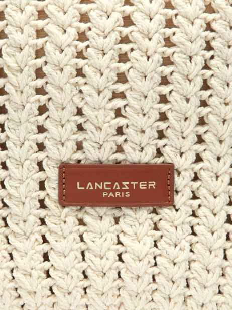 Sac Bandoulière Tresse Coton Lancaster Beige tresse coton 68 vue secondaire 3